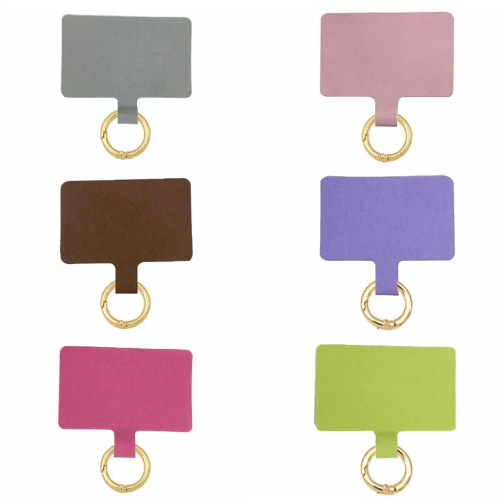 

Detachable Phone Lanyard Gasket Attachment Metal Backle Mobile Tether Pad Anti-lost Phone Charm Phone Patch Phone Strap