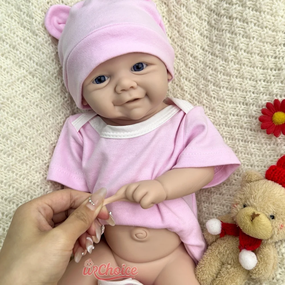 43 سم فيفيان ناعمة مقاومة للماء السيليكون ولد من جديد طفل فتاة حية رعاية الطفل دمية تهدئة الدعم لمرضى الزهايمر هدية