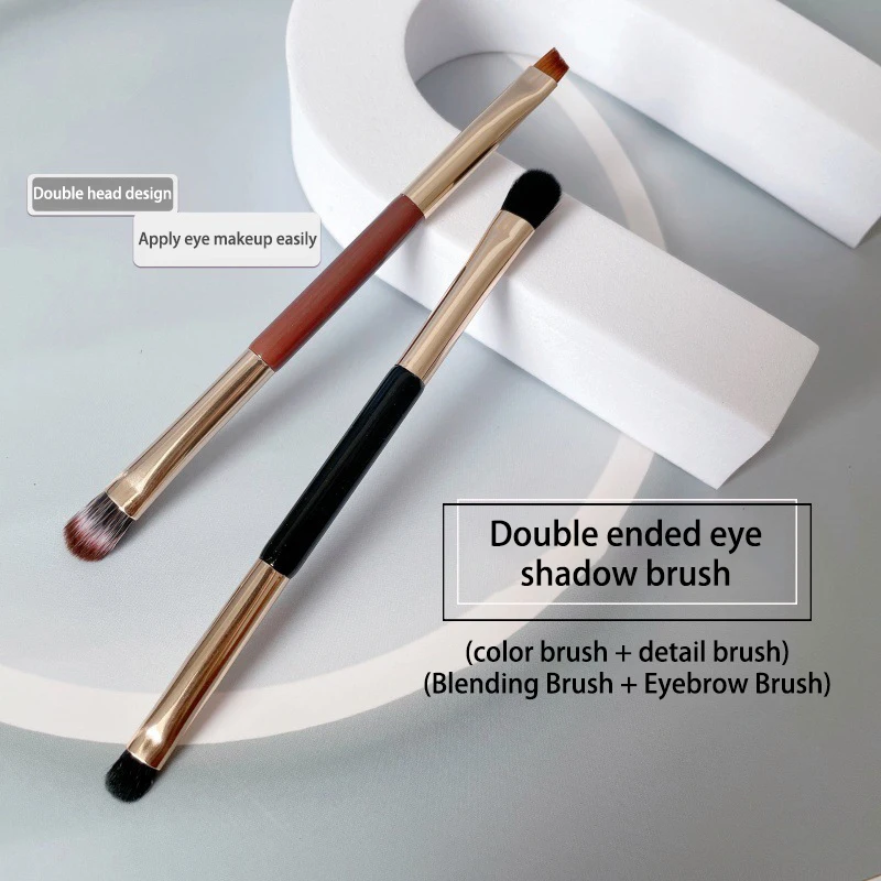 Eyeshadow Smudge Brush Eye Shadow Brush Eyebrow Brush Eye For Eyeshadow Double Ended Cosmetic Cosmetics Brush