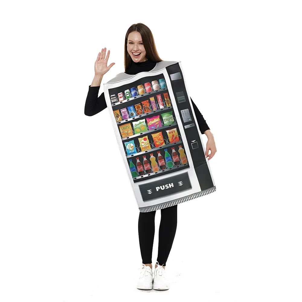 Cosplay Funny Adult's Selling Machine Costume