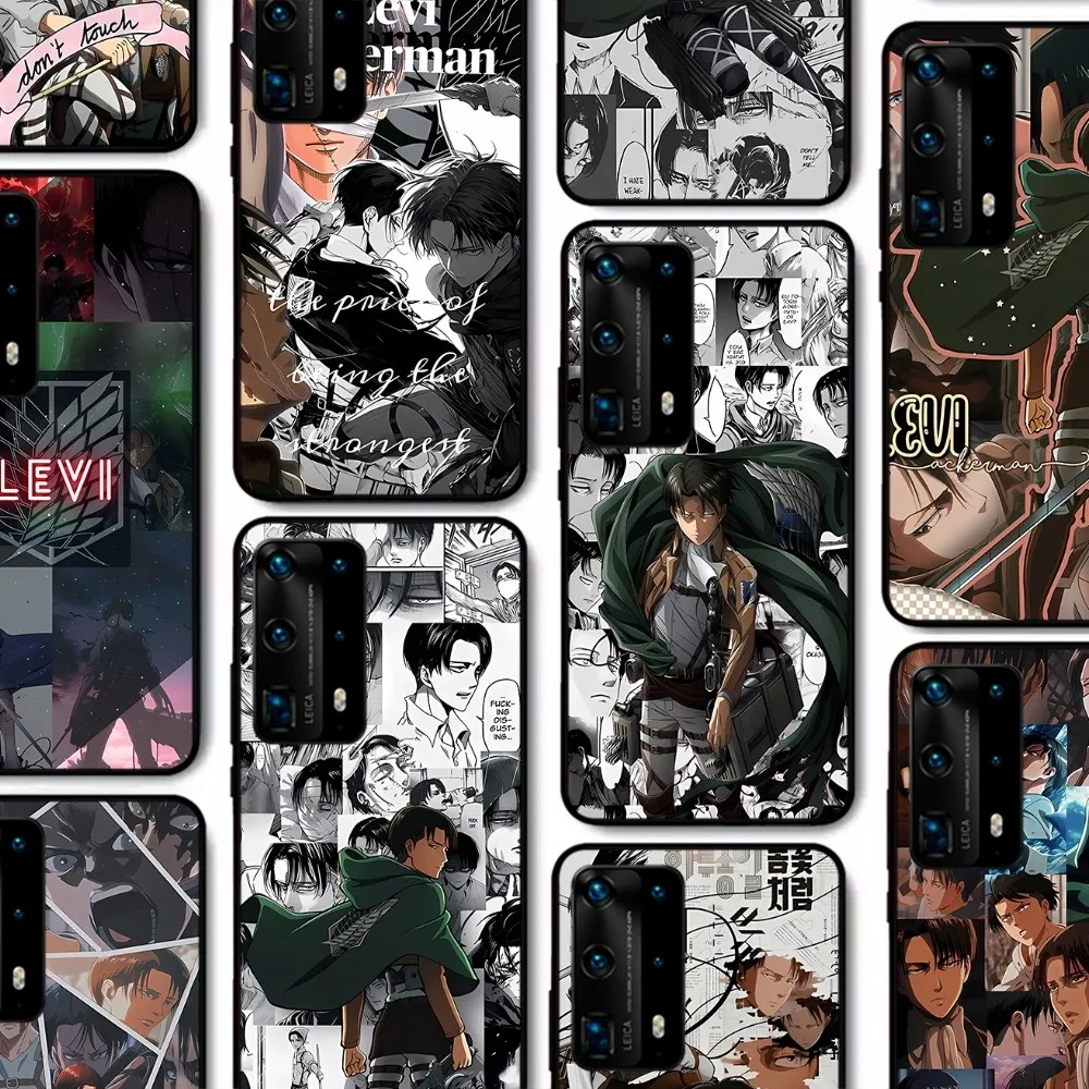 A-Attack On T-Titan Levi A-Ackerman Phone Case For Huawei P 8 9 10 20 30 40 50 Pro Lite Psmart Honor 10 Lite 70 Mate 20lite