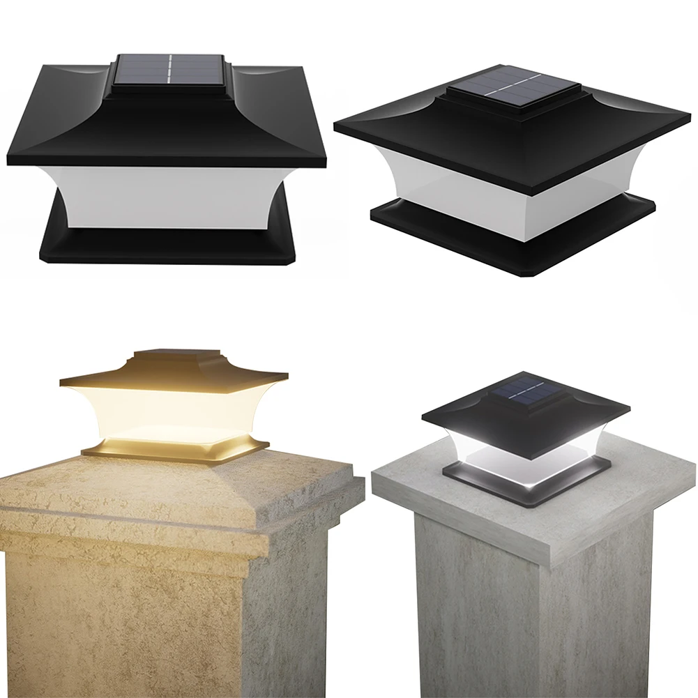 

Solar Post Cap Light LED Fence Light Waterproof Solar Powered Post Light Decorative Outdoor LED Light for Fence/Deck Decor