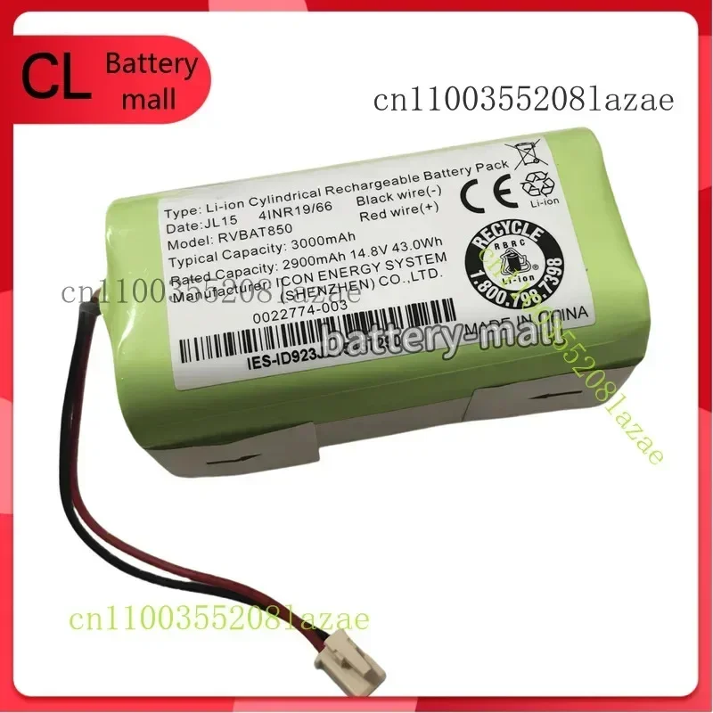 

Q Новый оригинальный аккумулятор 3000 мАч RVBAT850 JL15 для Shark RV1000 RV1000S RV1001 RV912S