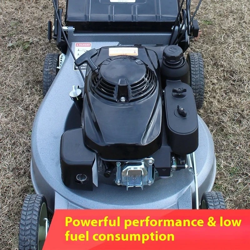 Applicable to 16-21 Inch Heavy 4-Stroke Lawn Mower, Single Cylinder 160CC Push Mower with 3-in-1 Grass Bag
