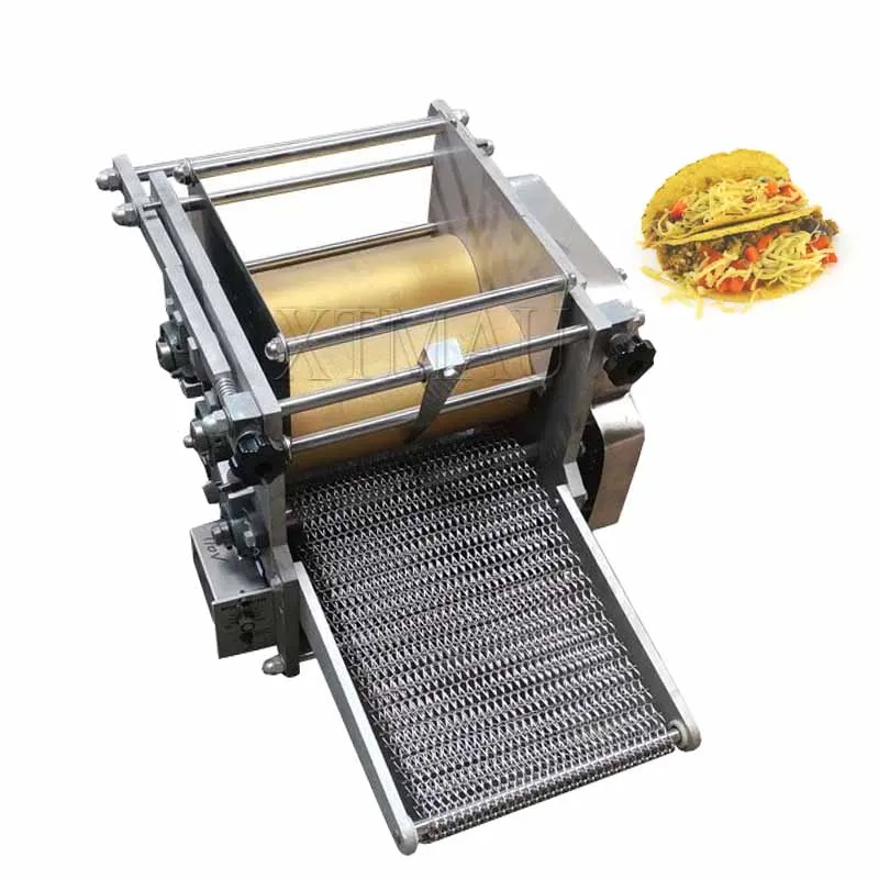 

Fully Automatic Industrial Flour Corn Cake Machine, Mexican Barbecue Pancake Making Machine