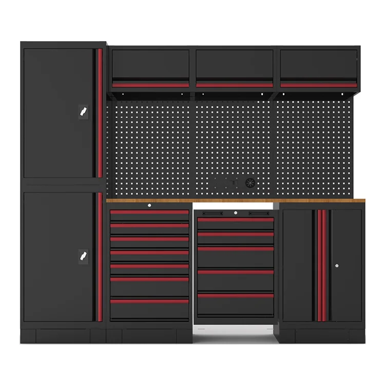 Multi-functional Work Table Drawer Combination Tool Cabinet Garage Workstation Modular Tool Box