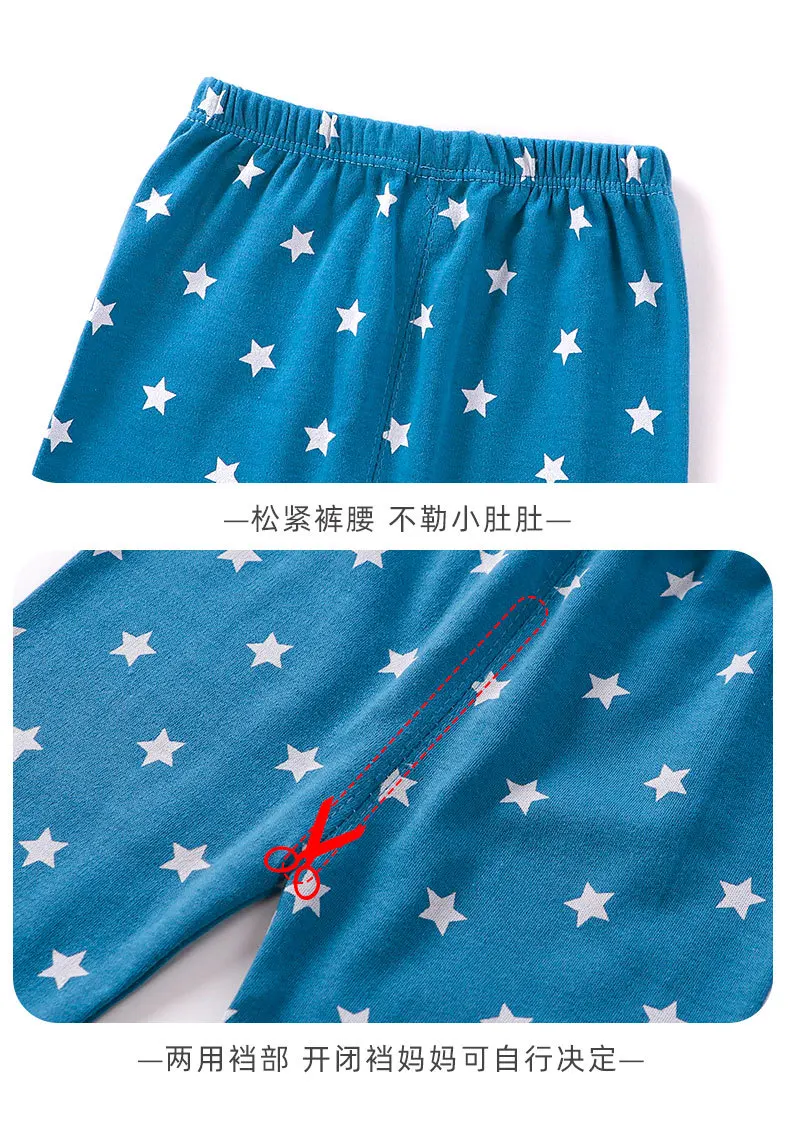 Neues Baby-Herbst-Baumwoll-Warm-Cartoon-Unterwäscheset Weiche Atmungsaktive Hauskleidung für Mädchen Jungen Kinder Dehnbare Freizeit-Pyjamas für Kinder – Detail 14