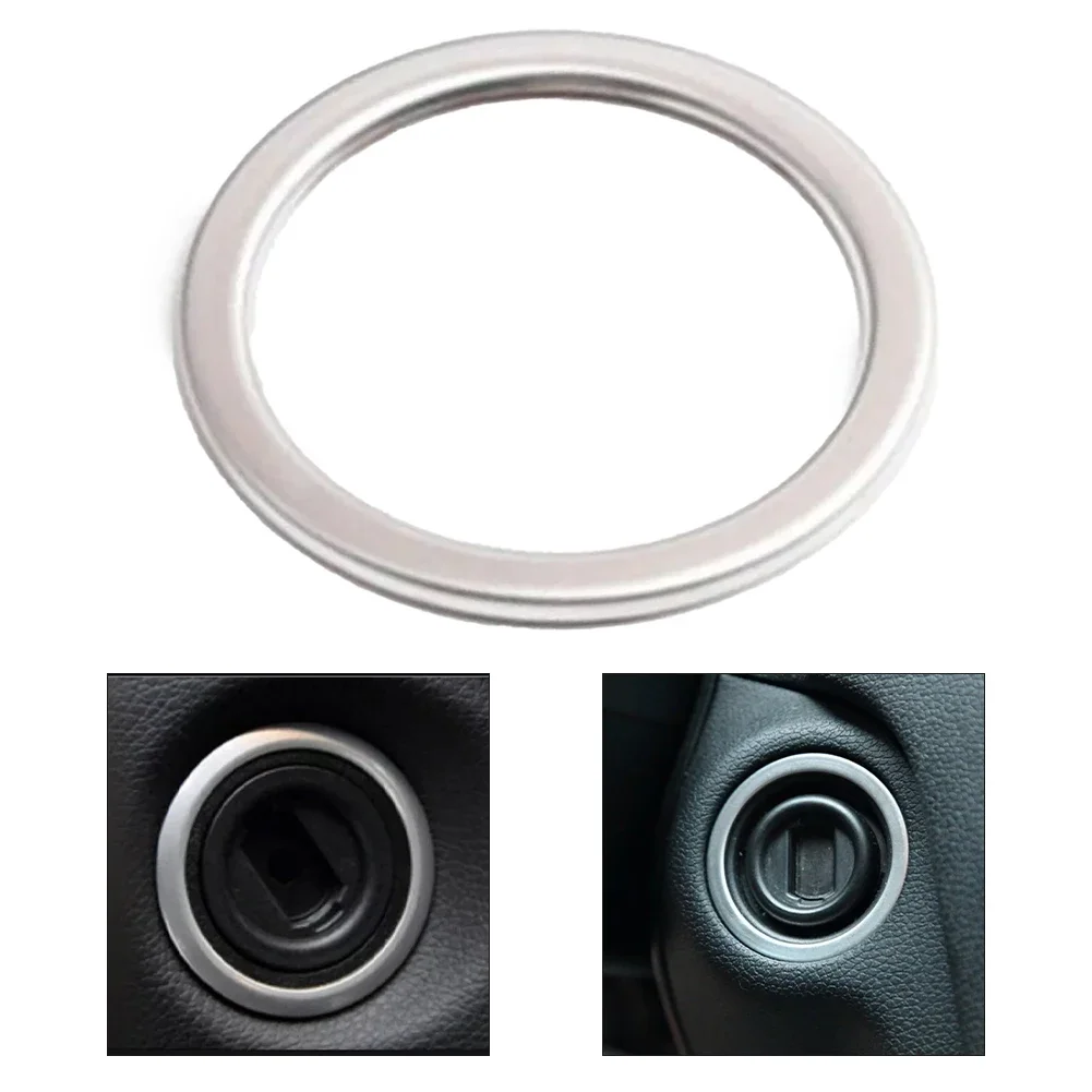 سيارة الداخلية تقليم مفتاح الإشعال الكسوة الداخلية ترقية سيارة الديكور ثقب المفتاح حماية معززة لمرسيدس #1