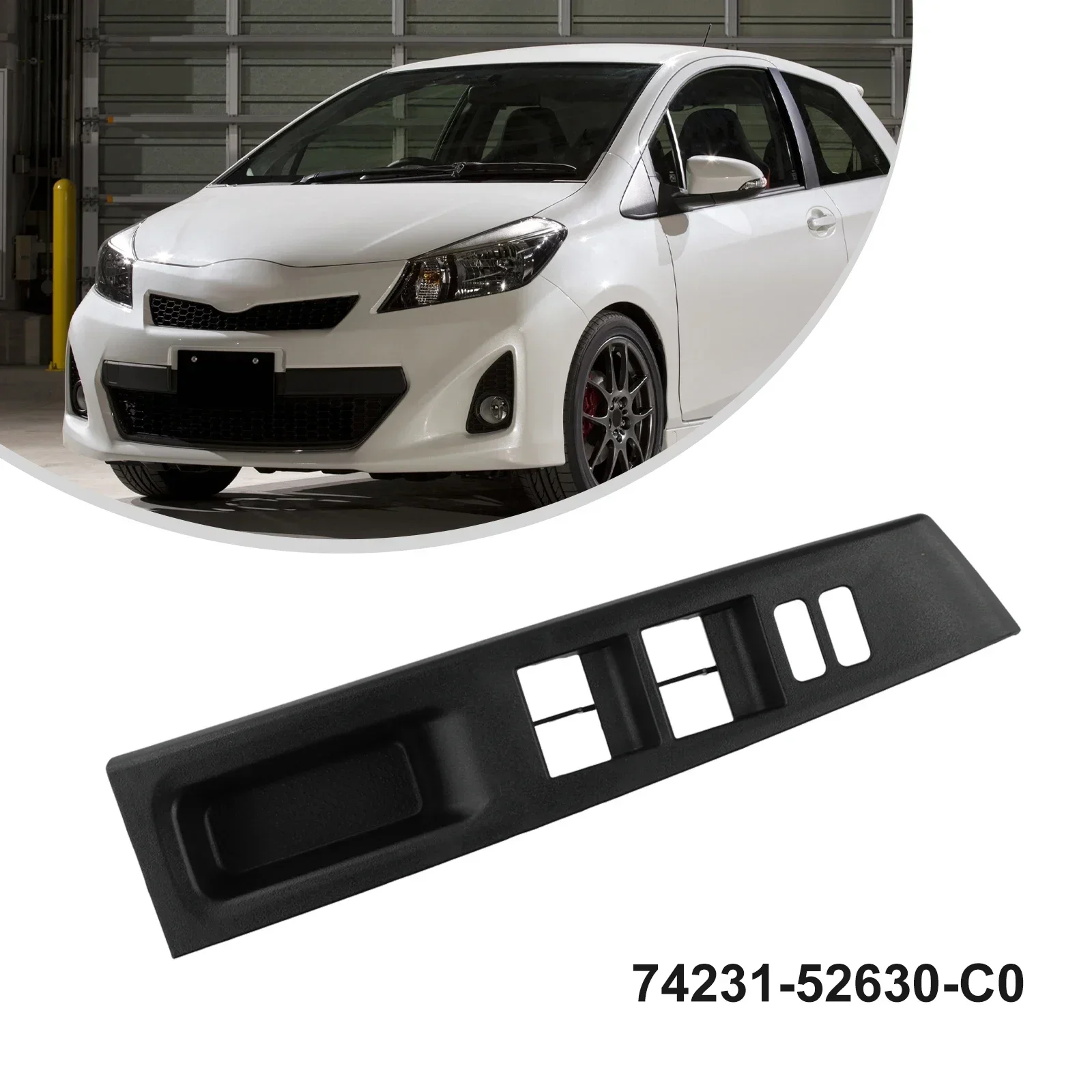 Easily Replace your Front Armrest Upper Panel RH with 7423152630C0 for Toyota Vitz 2010 2014 RHD Improved Design