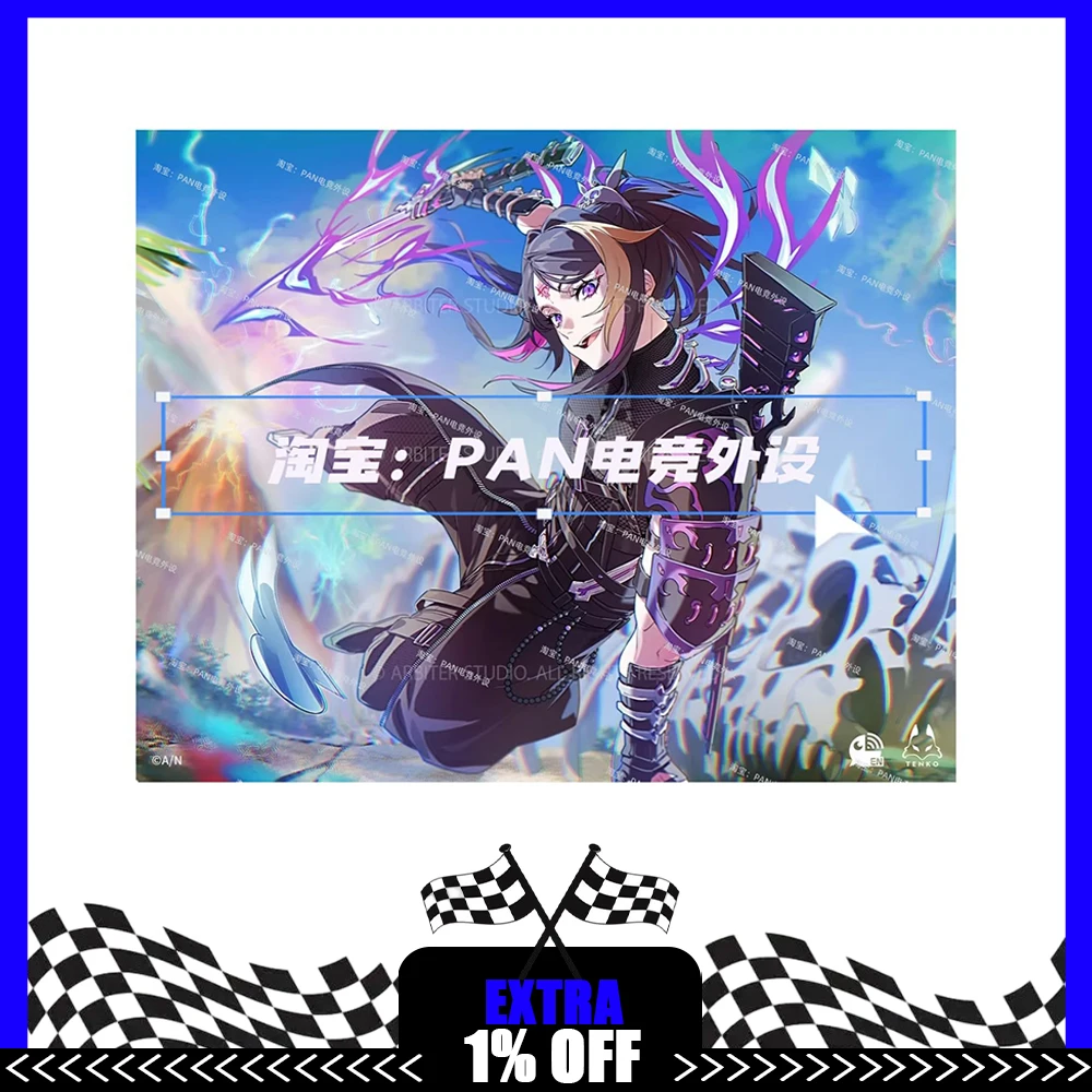 PAN Esports Glass Mousepad FPS Smooth and Speed Mouse Pad Coating and Primer Duplicate Arbiter Studio For TTK APEX CSGO PC Gamer