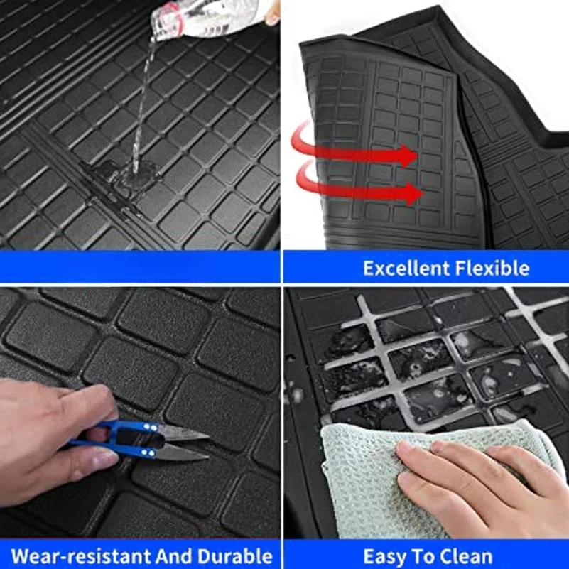 For VOLVO XC60 Gasoline 2018-2024 Floor Mats Left Hand Drive Car Floor Mats |Cargo Liner Mat Trunk Mat |Car Interior Accessories view 6