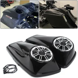 Motorcycle Saddlebag Lid Cutouts Grilles Covers W/ 6