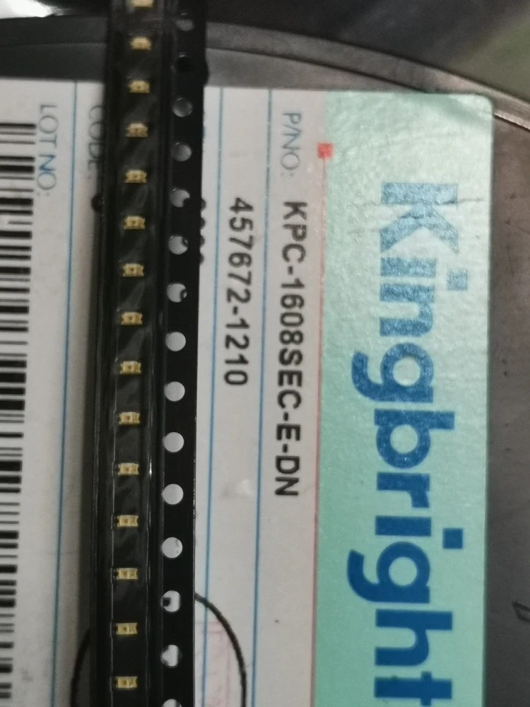 

50 шт./KPC-1608SEC-E-DN 0603 Светодиодный индикатор SMD с красной подсветкой