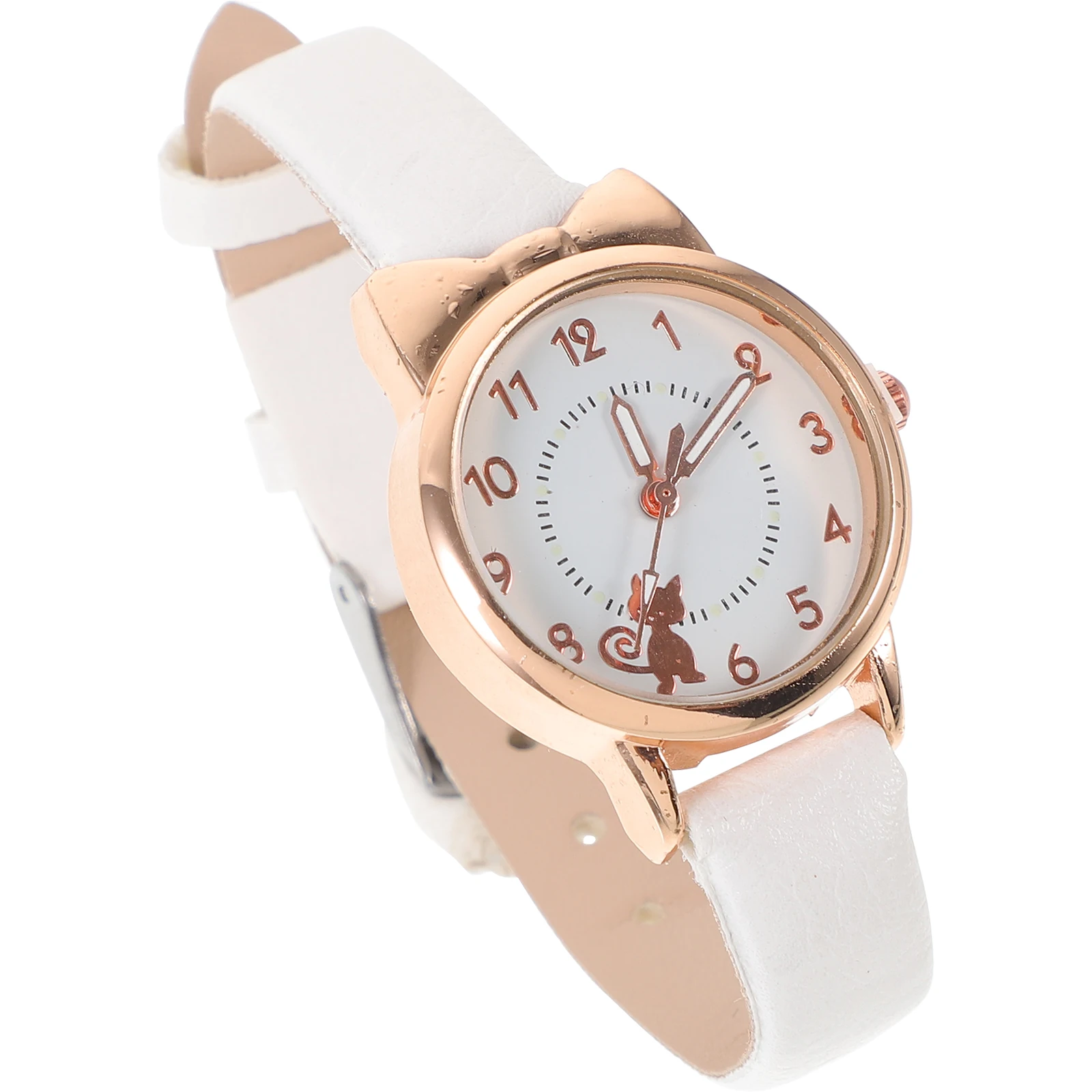 

Wrist Watches Luminous Sports Alloy Quartz Lovely s Watch for Girls White R Glow in Dark Gifts