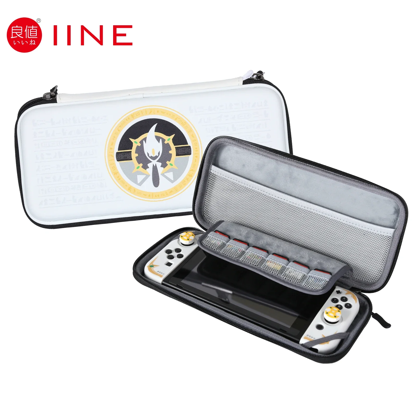 

IINE EVA Hard Carrying Case Protective Storage Bag Compatible with Nintendo Switch /Switch OLED Game Accessories Shell
