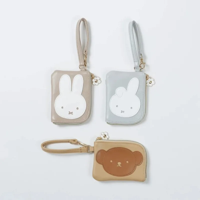 

Популярная мультяшная серия Miffy: кошелек для монет, креативный, изысканный, с милым принтом, портативная сумка для хранения документов, подарок для мальчиков и девочек