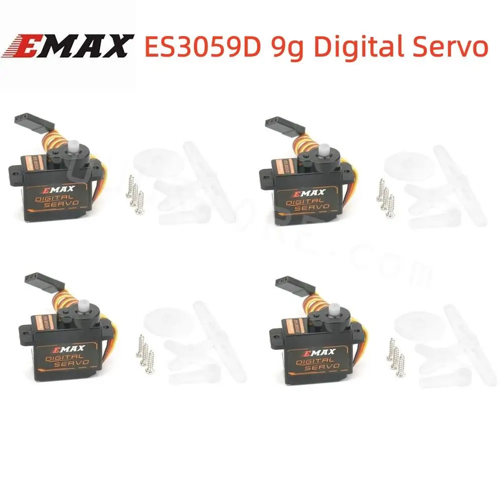 1/2/4PCS Emax ES3059D 9g Digital Actuator Digital Servo for Helicopters RC Model and Robot and Robot PWM