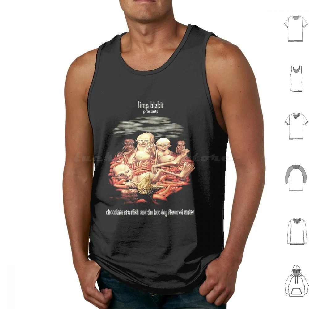 Limp Bizkit Chocolate Starfish And The Hot Dog Flavored Water-New Vintage Band Tank Tops Print Cotton Limp Bizkit Retro