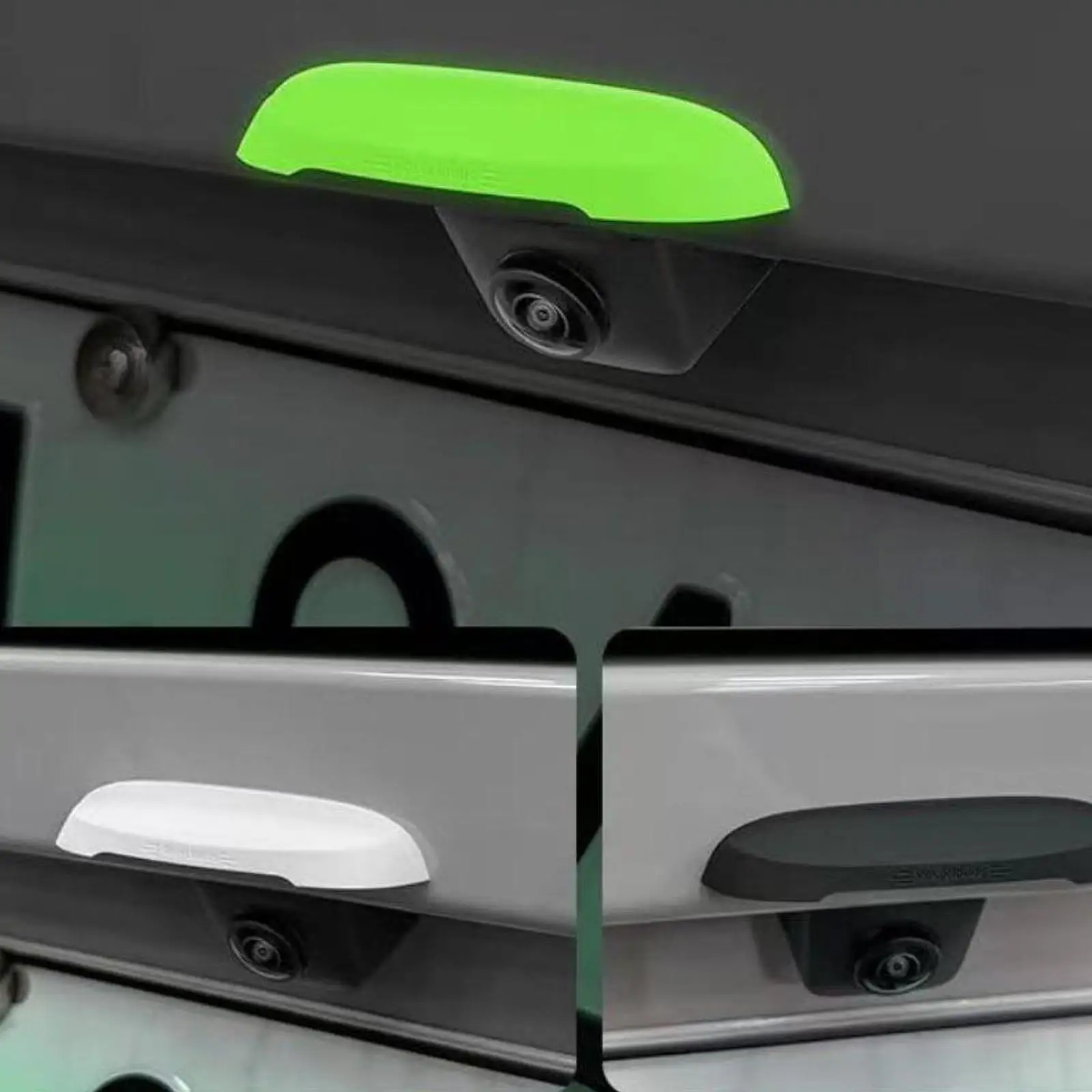 Car Rear View Camera Shield Silicone Multifunctional Car Modification Exterior Accessories Easy to Install Protective Sticker