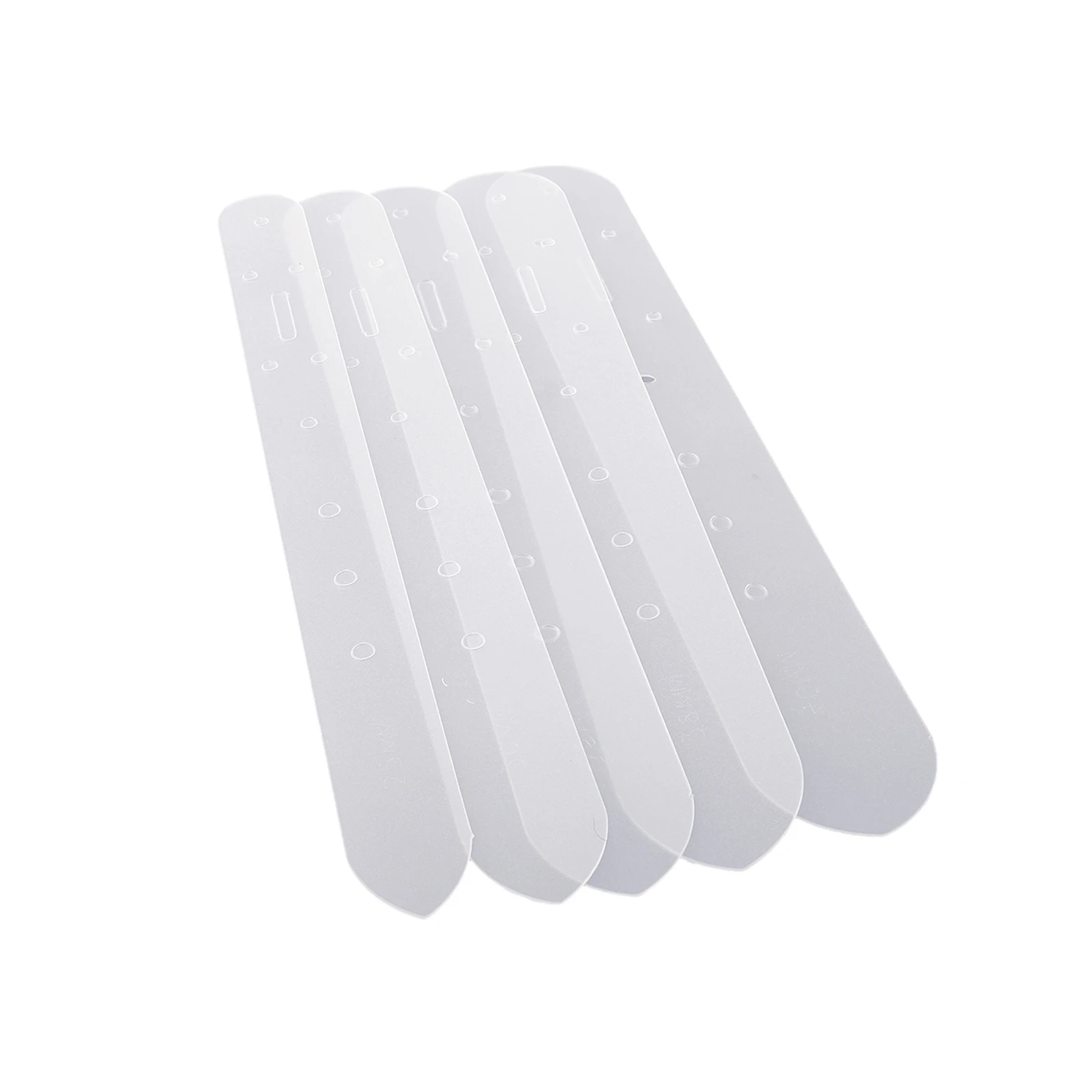 Tools Punching for mold Leather Belt Plastic Punch Hole Templates Tools 275mm/10.83inch 5Pcs Buckle Head End