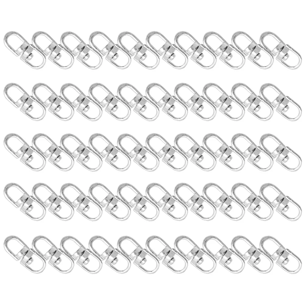 100 قطعة خطاطيف تعليق الزناد الدوارة خالية من الرصاص سبائك الزنك مشبك كليب للنسيج الكلب DIY بها بنفسك الملحقات