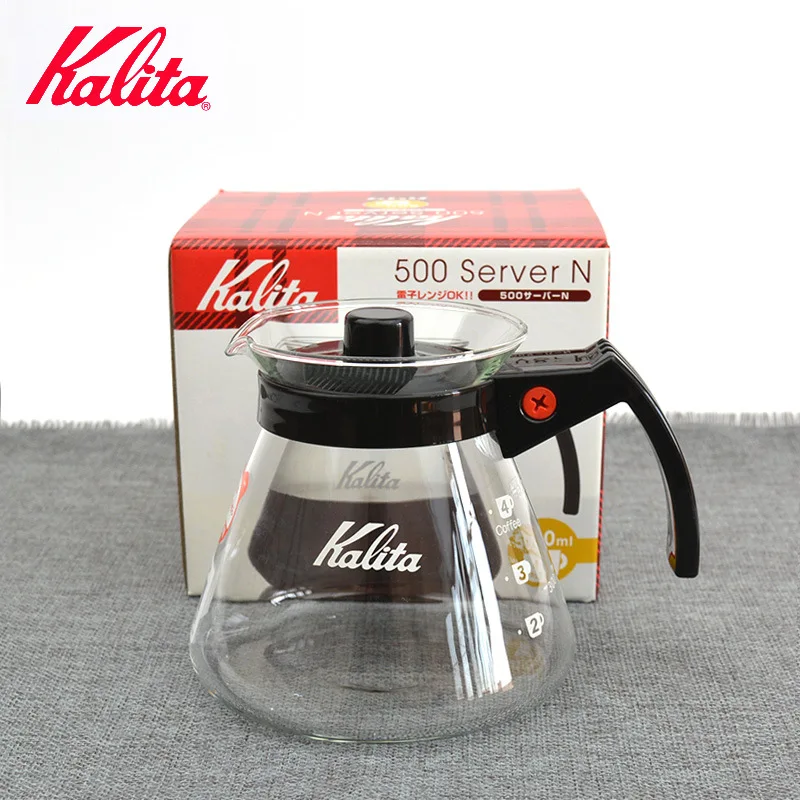 Imagem -04 - Kalita-panela para Compartilhar Café Espresso de Vidro Resistente ao Calor Chaleira Bonito Mão 300ml 500ml Original do Japão