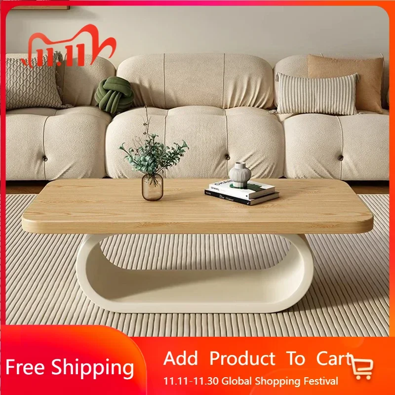 

Aesthetic Minimalist Coffee Table Industrial Unique High Cheap Simple Coffee Table Italian Standing Wood Couchtisch Furniture