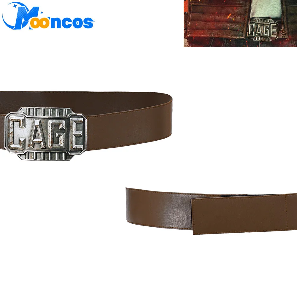 

Men Fantasia Johnny Cage Cosplay Belt Waistband Game Mortal Kombat Costume Accessories Props Adult Halloween Carnival Party Suit
