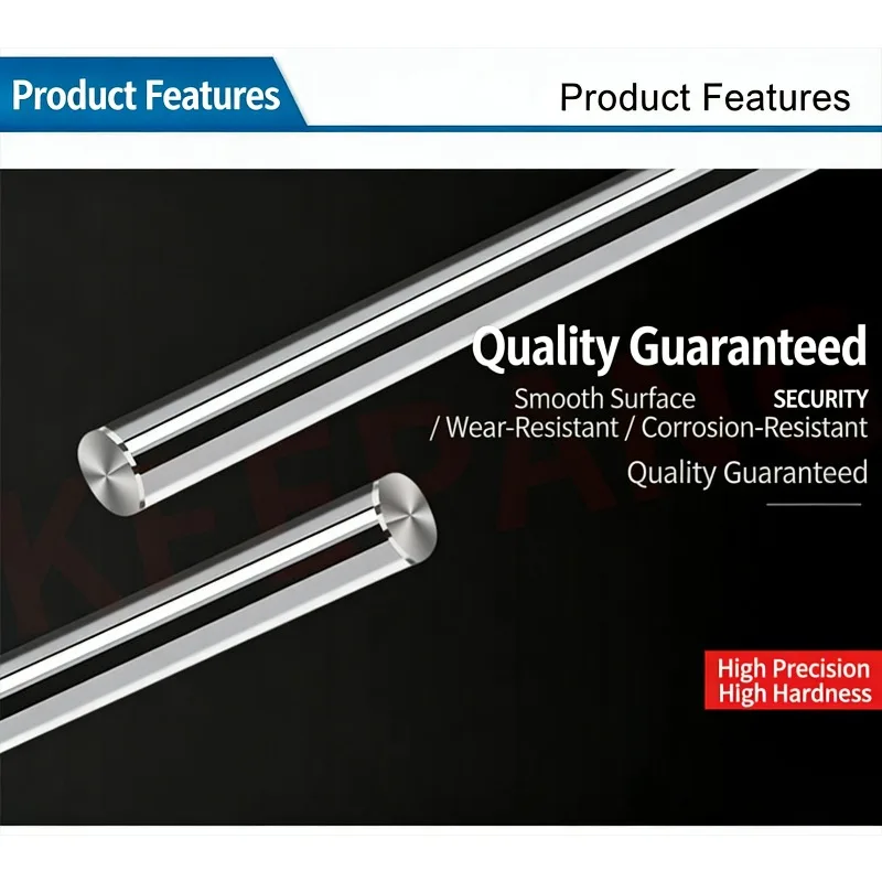 

Линейный направляющий вал для 3D-принтера, хромированный, диаметр 8-12 мм, нержавеющий, точный, износостойкий