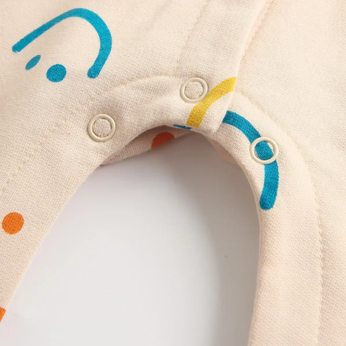 Herbstmode: Baby-Strampler, Kleidung, Baumwoll-Overall für Kleinkinder, Mädchen-Overalls mit Stirnband. – Detail 6