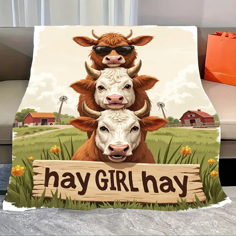 1Pc Flannel Blanket…