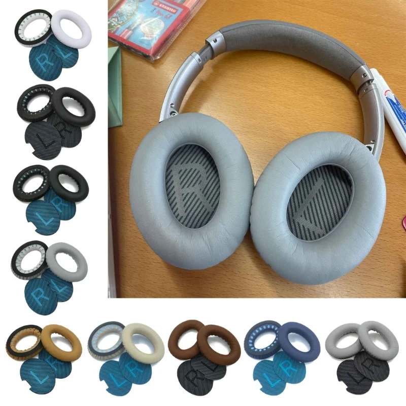 Earpads for A2E QC15 QC25 Game Headset Headphones Cover Cushion Protein Leather