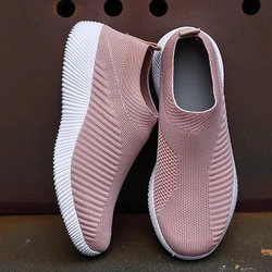 2022 scarpe vulcanizzate da donna Sneakers da donna di alta qualità Slip On Flats scarpe mocassini da donna Plus Size 42 Walking Flat