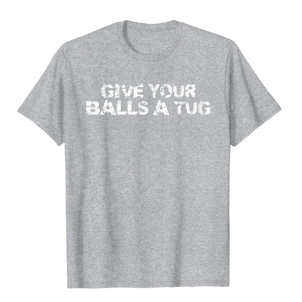 Give Your Balls A Tug Funny Hockey Trash Talk Gag Gift T-Shirt Crazy Top T Shirt Cotton Male Tops TShirt Harajuku Streetwear