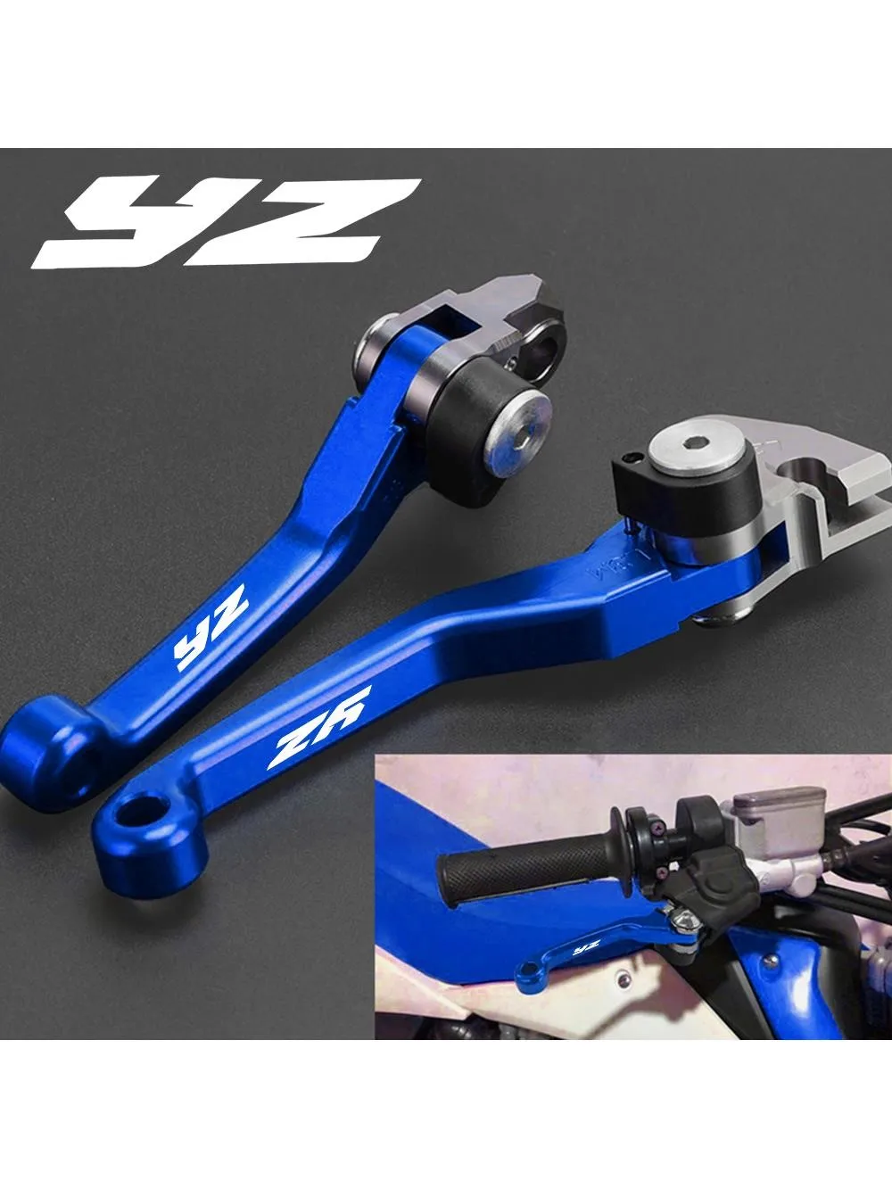 Dźwignie sprzęgła i hamulca motocyklowe do Yamaha YZ65 YZ80 YZ85 YZ125 YZ125X YZ250 YZ250F YZ250FX YZ250X YZ426F YZ450F YZ450FX — 2