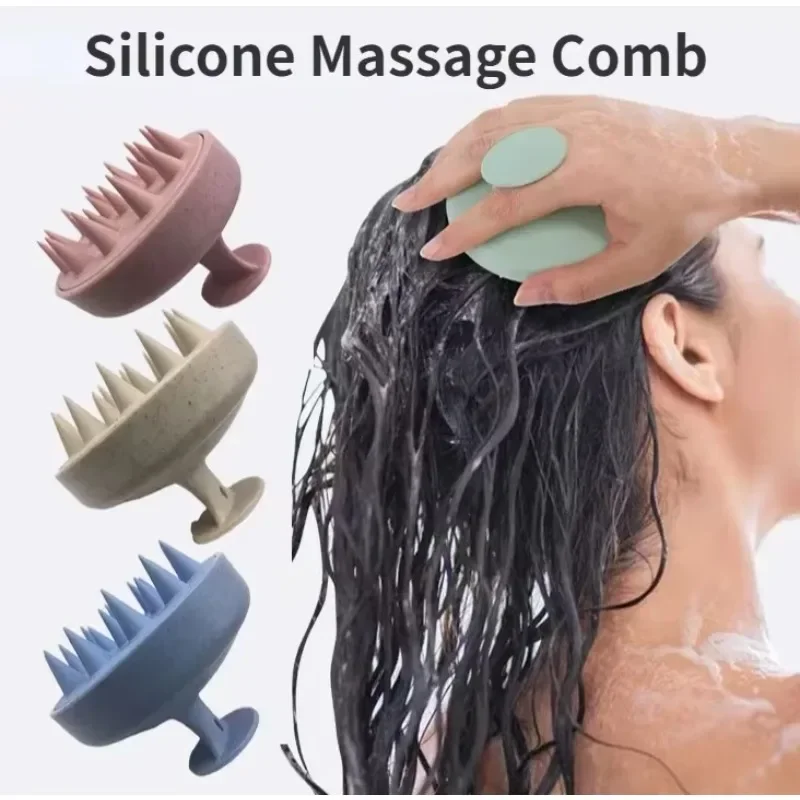 

Head Cleansing and Massage Wet and Dry Scalp Massage Brush Soft Massage Cushioned Airbag Non-invasive Scalp Deep Conditioning