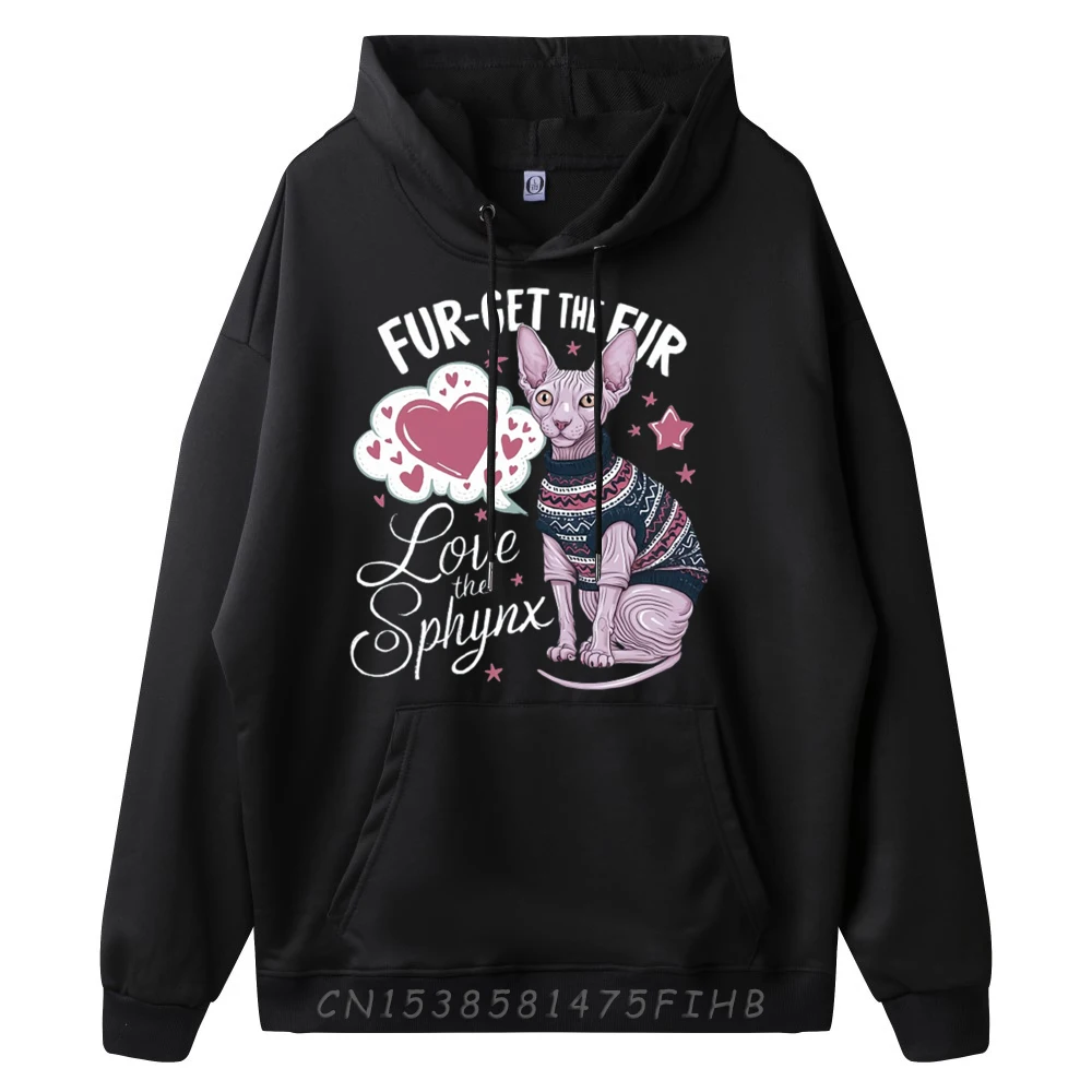 Sphynx Tacular Embrace The Hairless Cat Fur Get The Fur Polyester Graphic Tees Men's Polyester Sweater Game