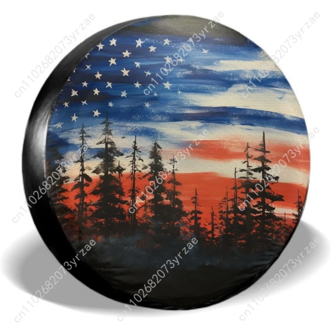 

American Flag Various Models Spare Car Tire Cover Sand Dust Prevention Protect Wind Rain Tire Cover Sturdy Durable Tire Covers