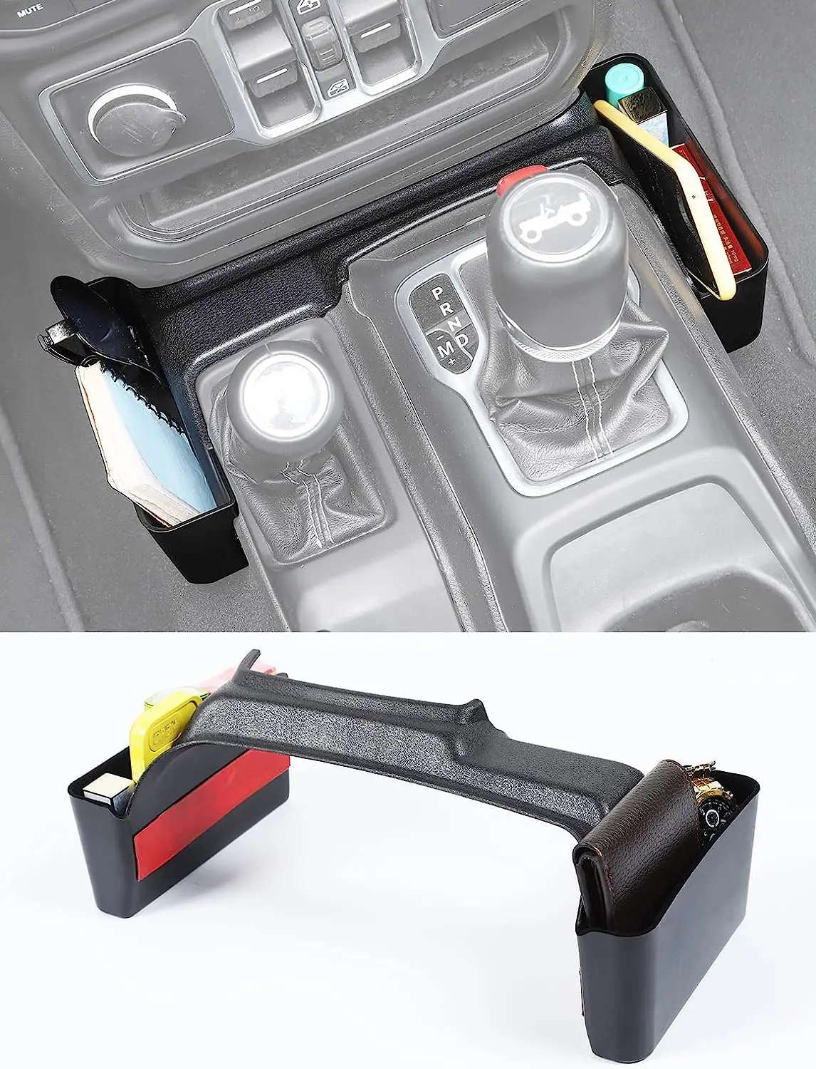 Gear Shift Storage Box Stowing Tidying Car Interior Modification Parts for Jeep Wrangler JK  2011-2018 Gear Shift Console Tray