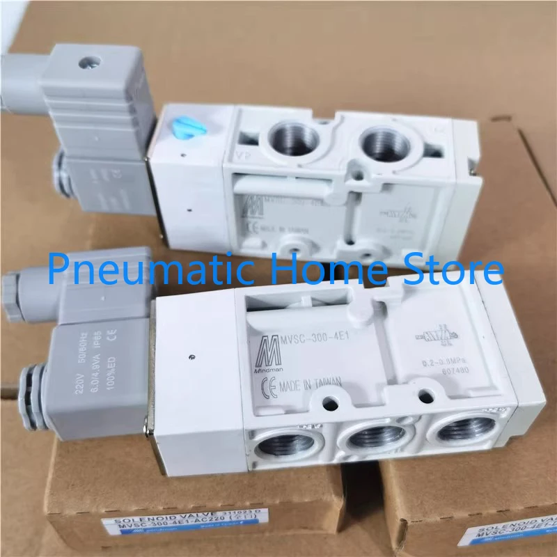 

Mindman MVSC-300-4E1 Directional Control Valve Two-Position Five-Way Solenoid Valve AC220V AC110V DC24V
