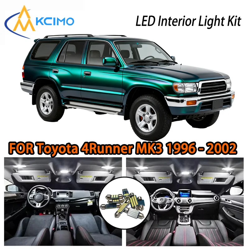 

KCIMO For Toyota 4Runner MK3 1996-2002 Interior LED Lights, 2 Options, Solid Quality, Bright Interior