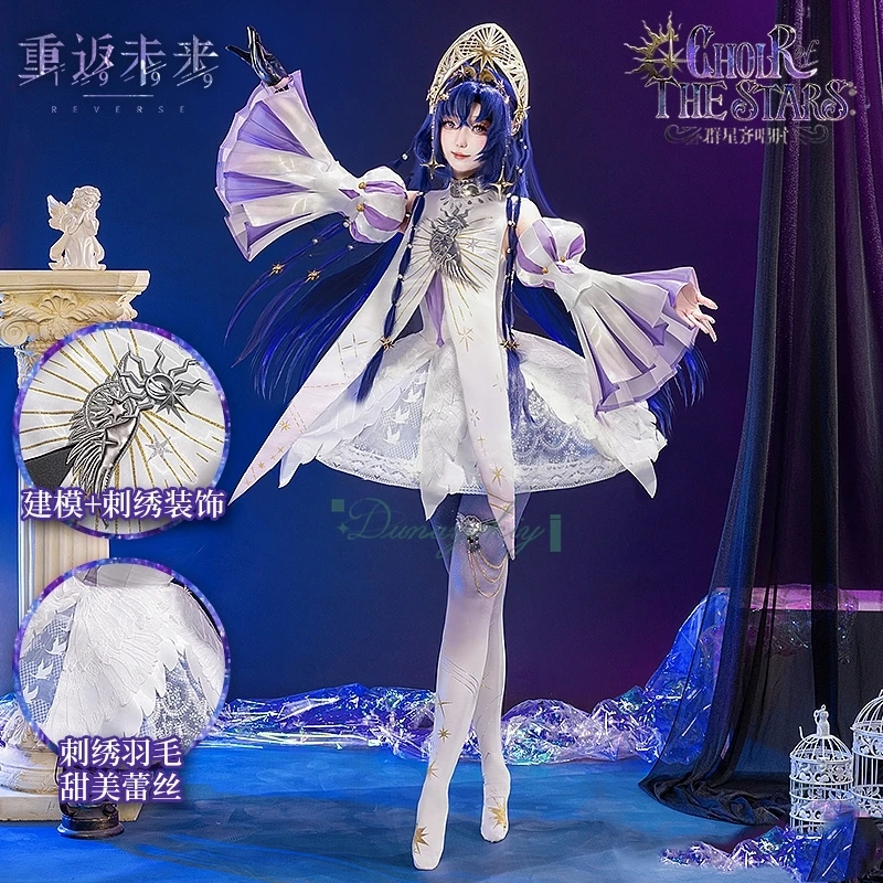 ชุดคอสเพลย์วอยเกอร์ ชุดโลลิต้าหวานๆ แบบย้อนยุค:1999 วิกผม ชุดแฟนซีสำหรับงานฮาโลวีนและงานคาร์นิวัล