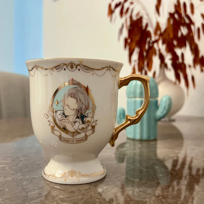 [공식] 게임 테미스의 눈물 커피컵 루크 피어스 아르템 윙 빌헬름 마리우스 폰 하겐 세라믹 컵 머그 코스프레 도진 기프트