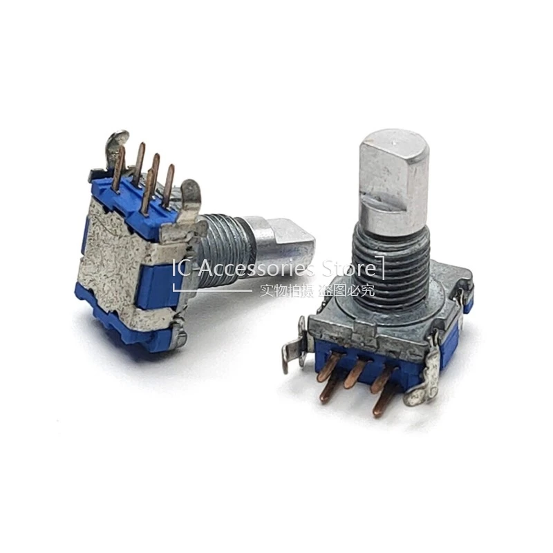 2PCS EC11 Volume Rotary Encoder Horizontal 20 Positioning 20 Pulse Shaft Length 15MM With Switch