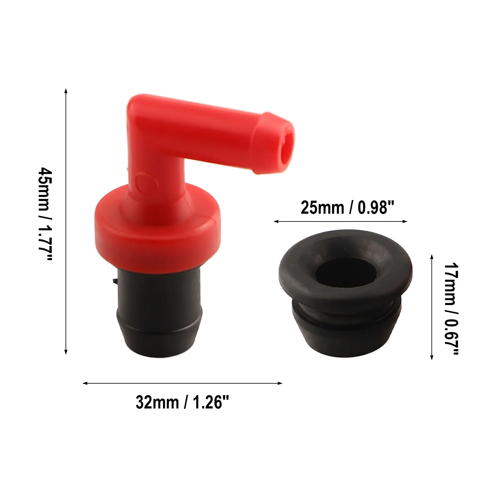 For Honda For Acura Integra B16 B18 B18C Red PCV Valve 17130-PM6-G01 94-01 For INTEGRA GS-R 97-01 For INTEGRA TYPE