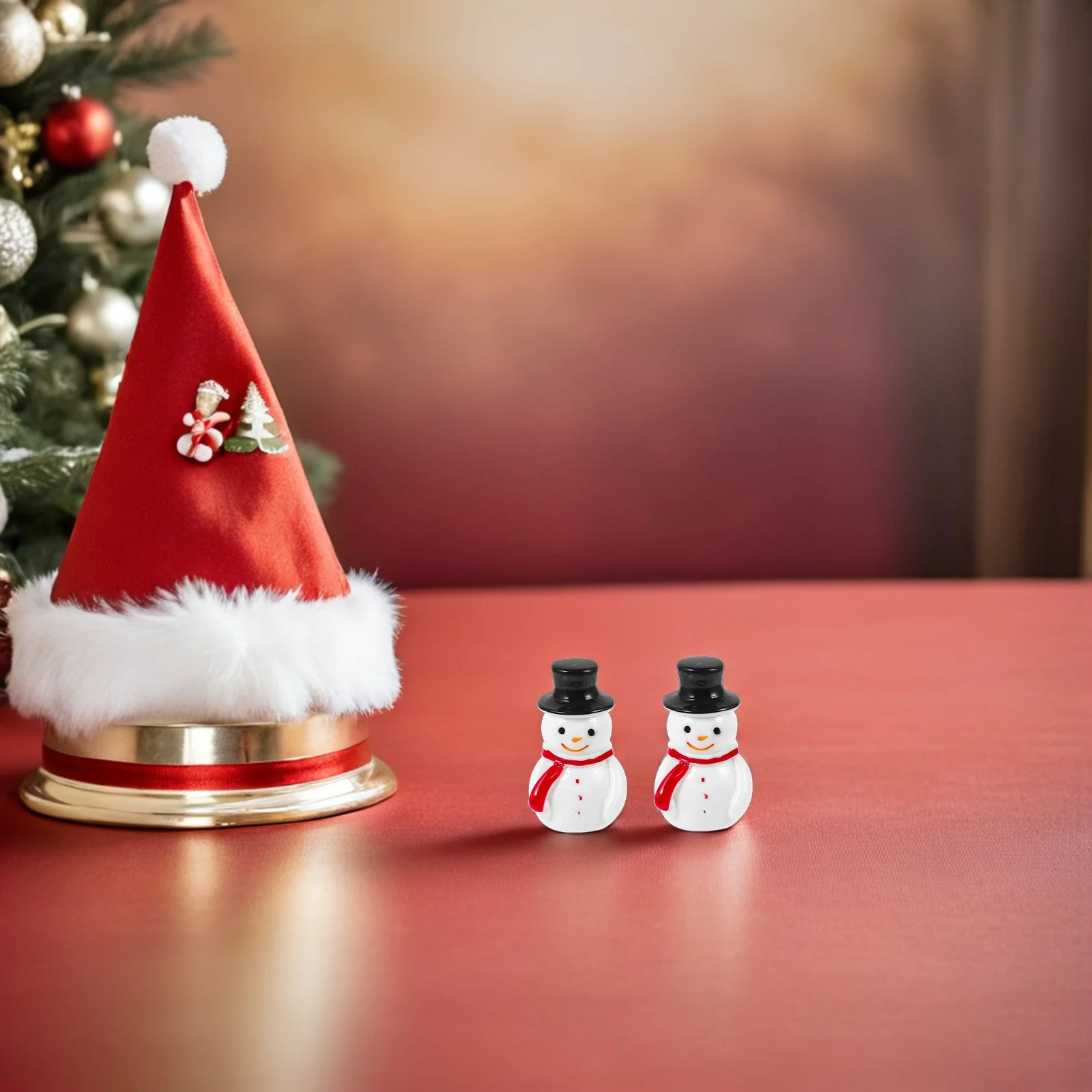 

36Pcs Miniature Resin Snowman Ornaments Christmas DIY Crafts Micro Landscape Fairy Garden Decorations Mini Snowman Resin Figures