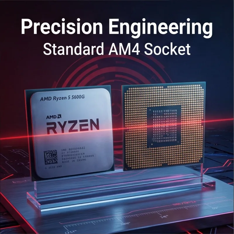 R5 5600G Silent Low Heat APU Processor 3.9GHz Base Frequency Mini ITX HTPC Daily Entertainment Computer Parts - view 6
