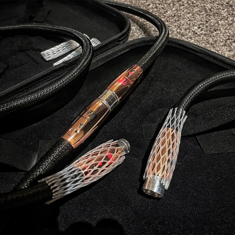 Black Beauty XLR Cable PSC+ Copper Solid HiFi Audio Amplifier Analog Interconnect Balanced Cable with Box