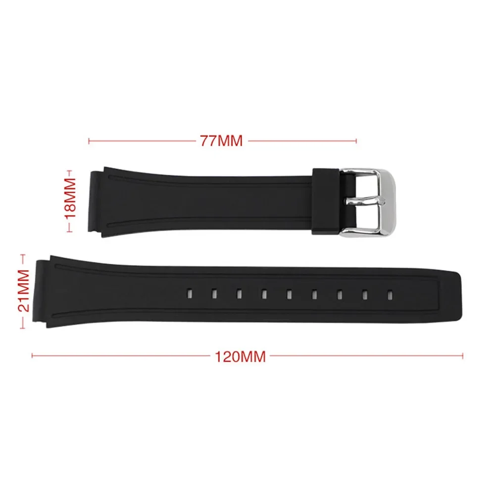 Strap for Casio F-91W F-84 F-105/108 A-158/168 AE-1200/1300 Men Women Colorful TPU Silicone Watch Band Bracelet Accessories 18mm