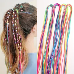 16/20/32pcs Colorful Braiding Hair Ropes Hippie Punk Style Rainbow Color Braids Hair Styling Accessories For Women And daily use